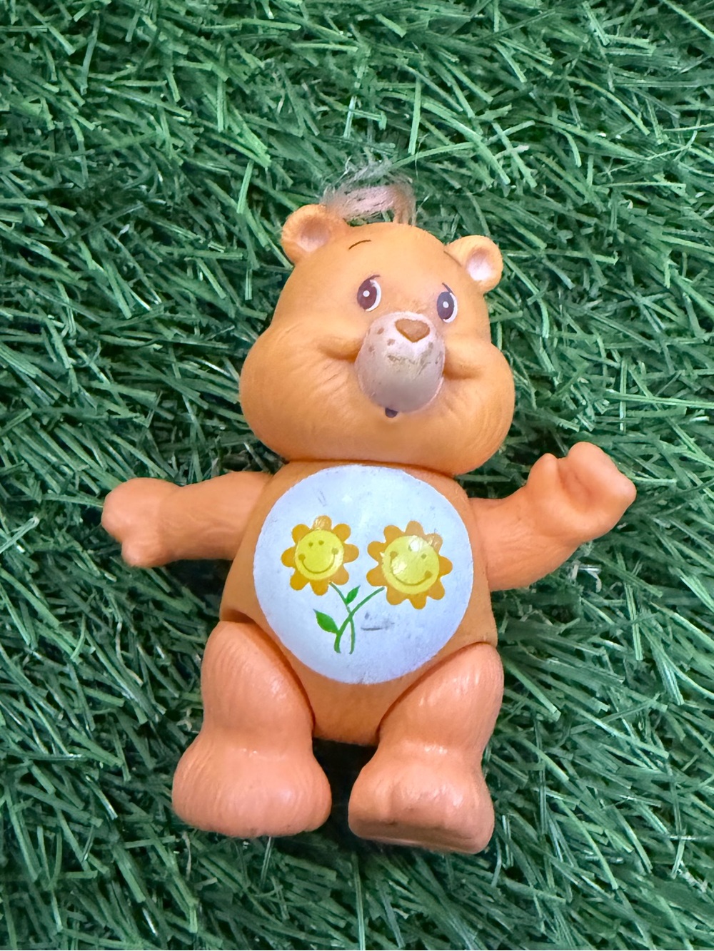 Care Bears "Friend Bear" poseable plastic figurine - Vintage 1983